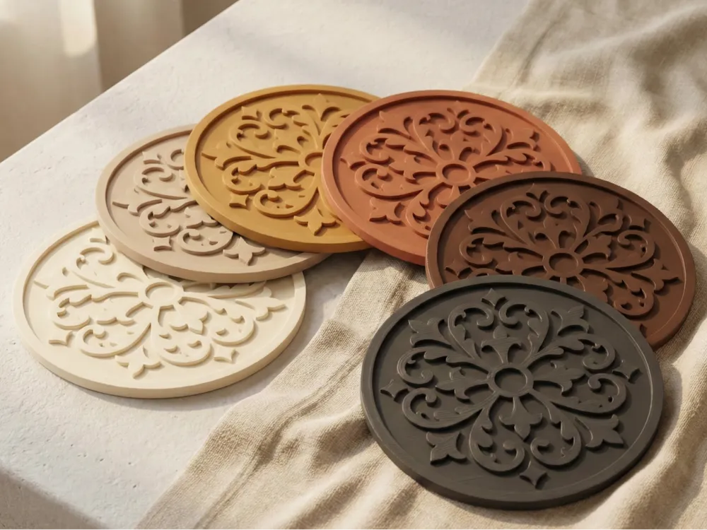 posavasos impresos en 3d